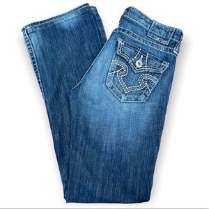 Big Star Remy Low Rise Stretch Boot Cut Jeans